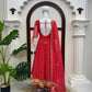 Bandhani Print Gota Anarkali