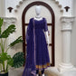Bandhani Print Gota Anarkali