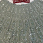 Sage Pink Mirror Work Lehenga