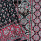 Ajrakh Print Mirror Work Saree
