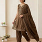 Brown Coin Tassel Suit