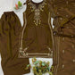 Brown Coin Tassel Suit