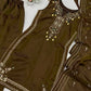 Brown Coin Tassel Suit