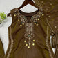 Brown Coin Tassel Suit