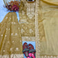 Antique Gold Sequin Sharara Set