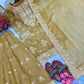 Antique Gold Sequin Sharara Set