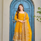 Embroidered Faux Georgette Anarkali Set with Dupatta