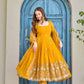 Embroidered Faux Georgette Anarkali Set with Dupatta