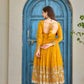 Embroidered Faux Georgette Anarkali Set with Dupatta