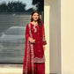 Designer Crepe Silk Embroidered Suit Set