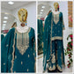 Cording Sequin Sharara Suit