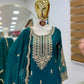 Cording Sequin Sharara Suit
