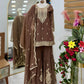 Cording Sequin Sharara Suit