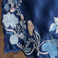 Navy Floral Threadwork Kaftan