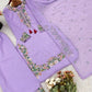 Designer Faux Georgette Embroidered Palazzo Set