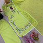 Designer Faux Georgette Embroidered Palazzo Set