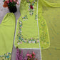 Designer Faux Georgette Embroidered Palazzo Set
