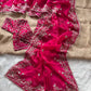 Manyata Pure Fandy Satin Silk Saree with Sequins Embroidery & Fully Stitched Work Blouse
