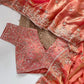 Manyata Pure Fandy Satin Silk Saree with Sequins Embroidery & Fully Stitched Work Blouse