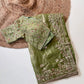 Manyata Pure Fandy Satin Silk Saree with Sequins Embroidery & Fully Stitched Work Blouse