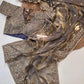 Manyata Pure Fandy Satin Silk Saree with Sequins Embroidery & Fully Stitched Work Blouse