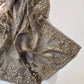 Manyata Pure Fandy Satin Silk Saree with Sequins Embroidery & Fully Stitched Work Blouse
