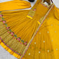 Designer Georgette Embroidered Gown Set