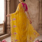 Sequin Paisley Georgette Saree
