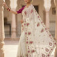 Sequin Paisley Georgette Saree