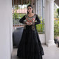 Kutchi Mirror Tiered Gown