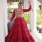 Kutchi Mirror Tiered Gown