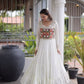 Kutchi Mirror Tiered Gown
