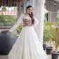 Kutchi Mirror Tiered Gown