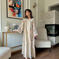Champagne Floral Kaftan Set