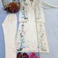 Champagne Floral Kaftan Set