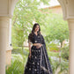 Bandhej Zari Gota Lehenga