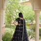 Bandhej Zari Gota Lehenga