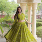 Bandhej Zari Gota Lehenga