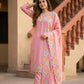 Floral Sequin Chiffon Suit Set