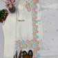 Floral Sequin Chiffon Suit Set