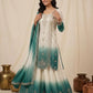 Ombre Sequin Scalloped Suit