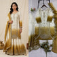 Ombre Sequin Scalloped Suit