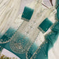Ombre Sequin Scalloped Suit