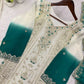 Ombre Sequin Scalloped Suit