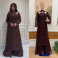 Mahogany Vine Embroidered Suit