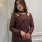 Mahogany Vine Embroidered Suit