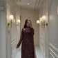 Mahogany Vine Embroidered Suit