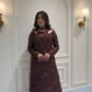 Mahogany Vine Embroidered Suit
