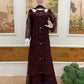 Mahogany Vine Embroidered Suit