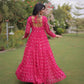 Bandhani Kutchi Patchwork Gown